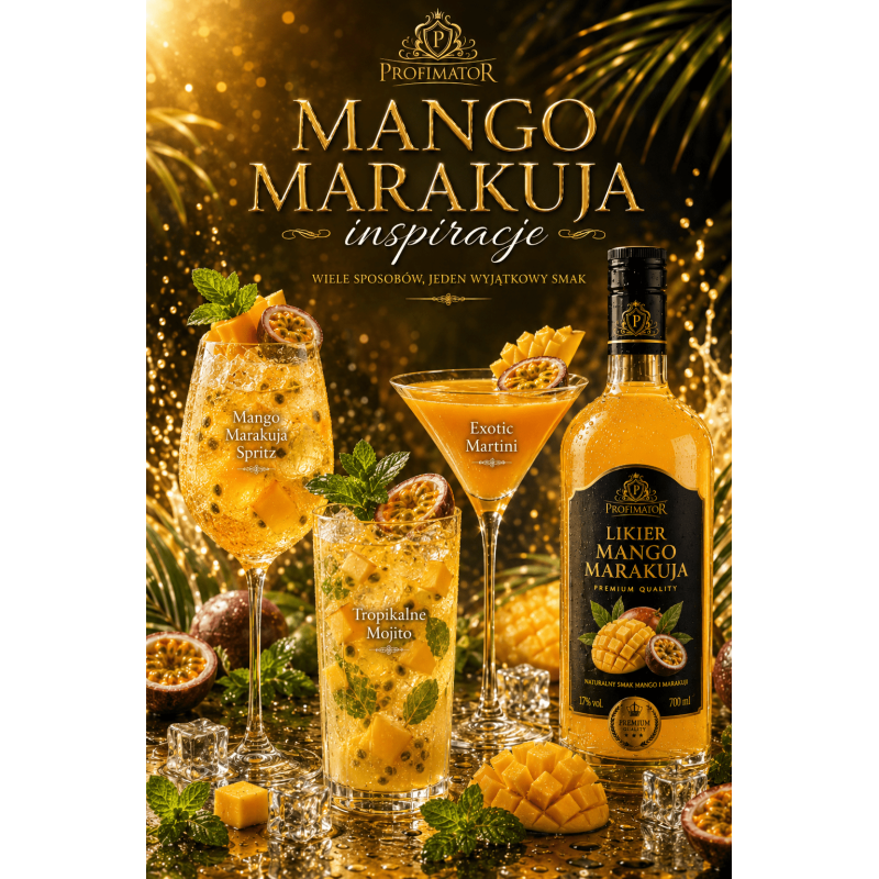 Syrop barmański baza koncentrat Profimator MANGO MARAKUJA 250 ml