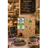 Przetarte jagody kamczackie PUREE 100% do koktajli i smoothie PURENA 3 L