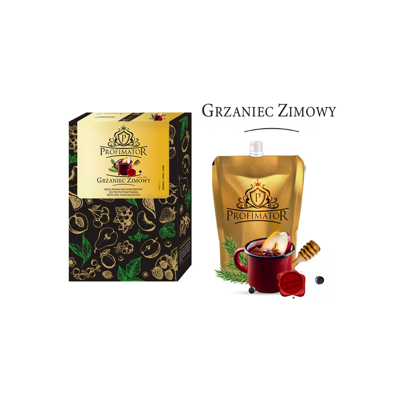 Bezalkoholowy koncentrat GRZANIEC ZIMOWY BOX 9x300ml PROFIMATOR