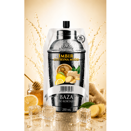 Syrop barmański baza koncentrat Profimator IMBIR CYTRYNA MIÓD 250 ml