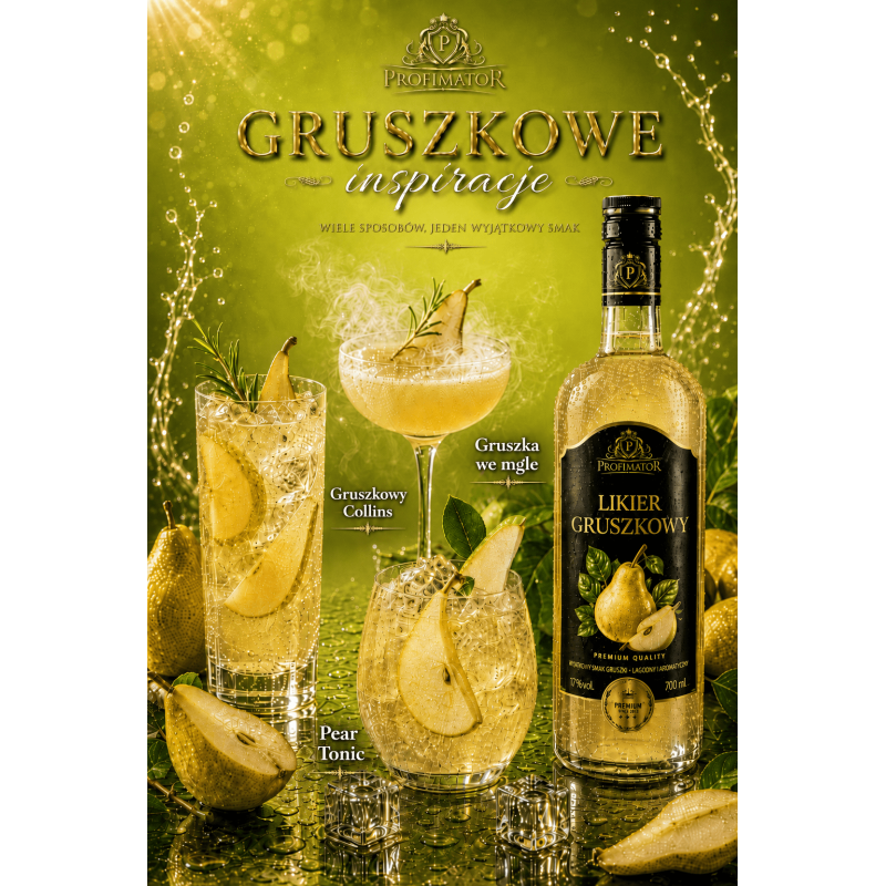 Syrop barmański baza koncentrat Profimator GRUSZKA 250 ml