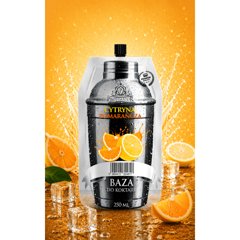 Syrop barmański baza koncentrat Profimator CYTRYNA POMARAŃCZA 250 ml