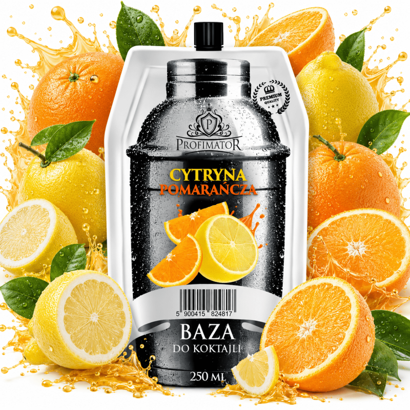 Syrop barmański baza koncentrat Profimator CYTRYNA POMARAŃCZA 250 ml