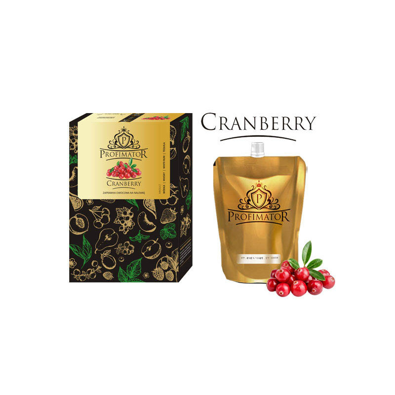 Bezalkoholowy koncentrat ŻURAWINA box 9x300ml PROFIMATOR