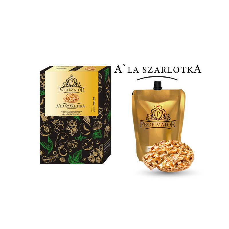 Bezalkoholowy koncentrat A'LA SZARLOTKA box 9x300ml PROFIMATOR
