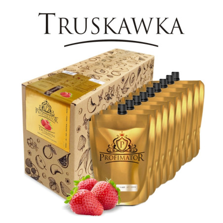 Bezalkoholowy koncentrat TRUSKAWKA box 9x300 ml PROFIMATOR
