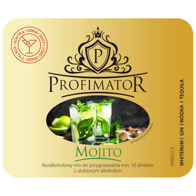 Bezalkoholowy koncentrat MOJITO box 9x300ml PROFIMATOR