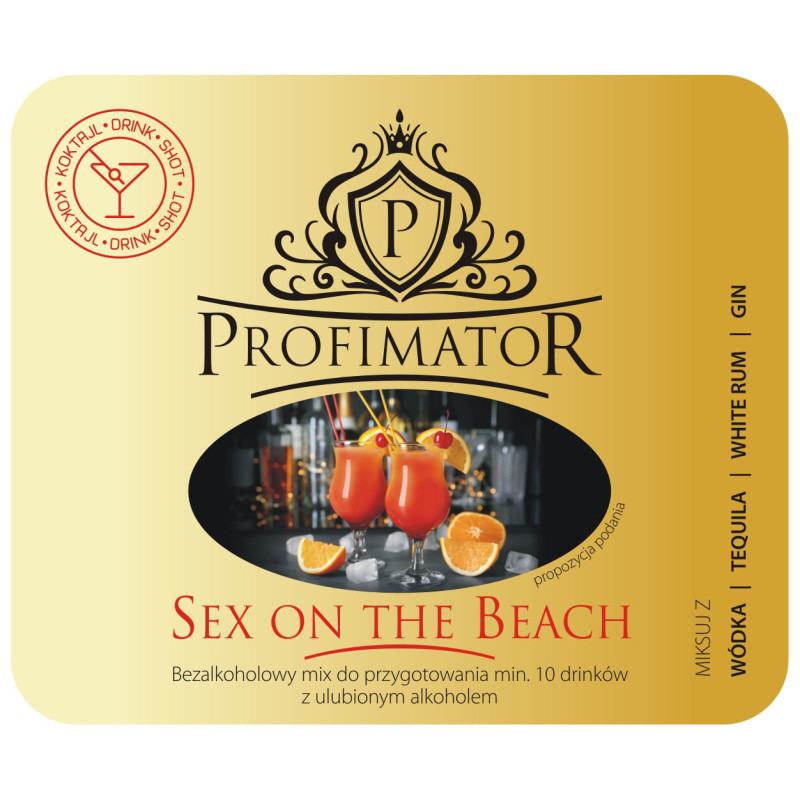 Bezalkoholowy koncentrat SEX ON THE BEACH box 9x300 ml PROFIMATOR