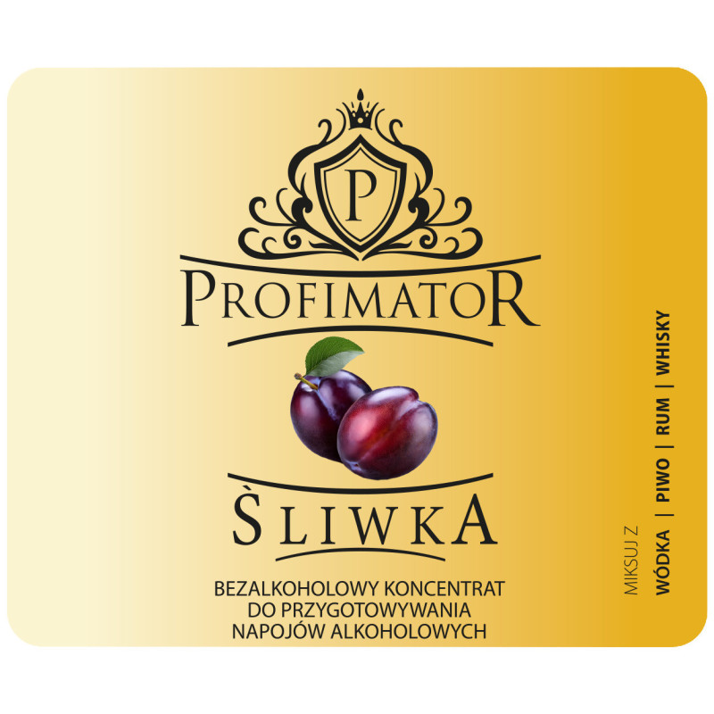 Bezalkoholowy koncentrat ŚLIWKA box 9x300 ml PROFIMATOR