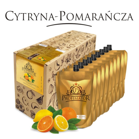 Bezalkoholowy koncentrat CYTRYNA-POMARAŃCZA box 9x300ml PROFIMATOR