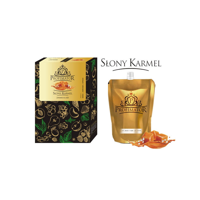 Bezalkoholowy koncentrat SŁONY KARMEL box 9x300 ml PROFIMATOR