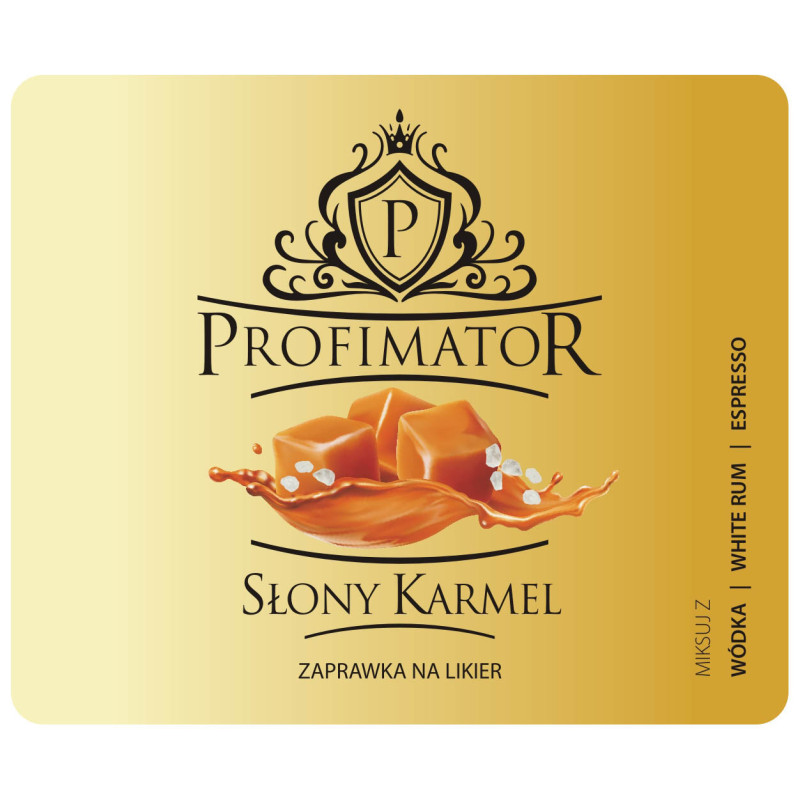 Bezalkoholowy koncentrat SŁONY KARMEL box 9x300 ml PROFIMATOR
