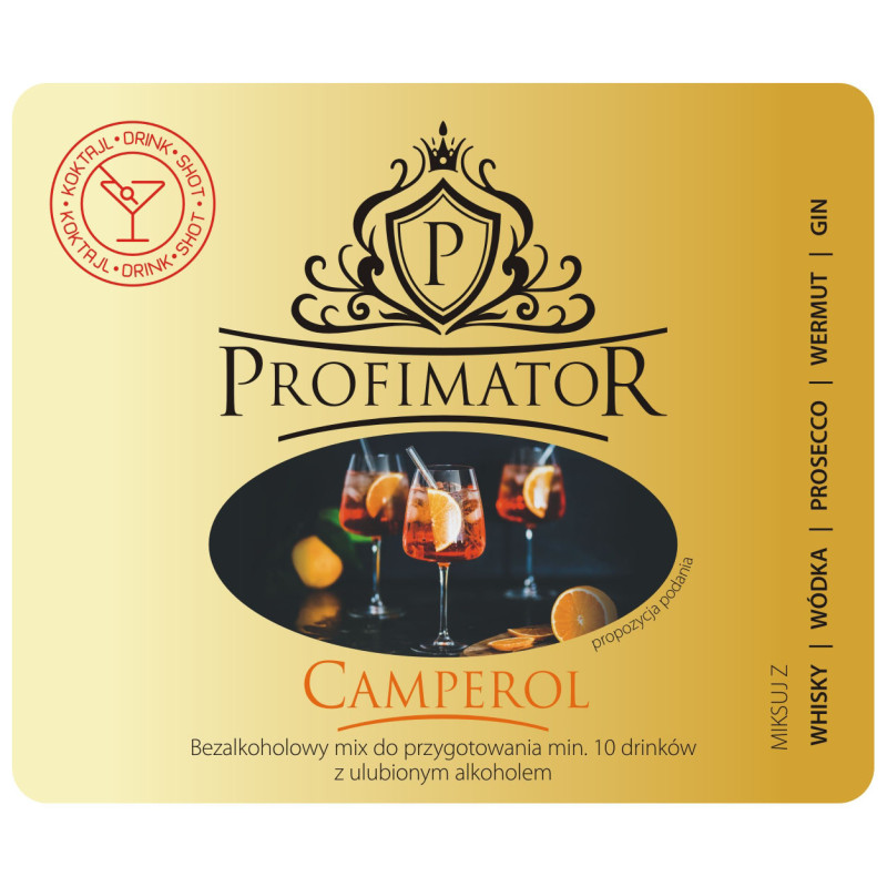 Bezalkoholowy koncentrat CAMPEROL box 9x300 ml PROFIMATOR