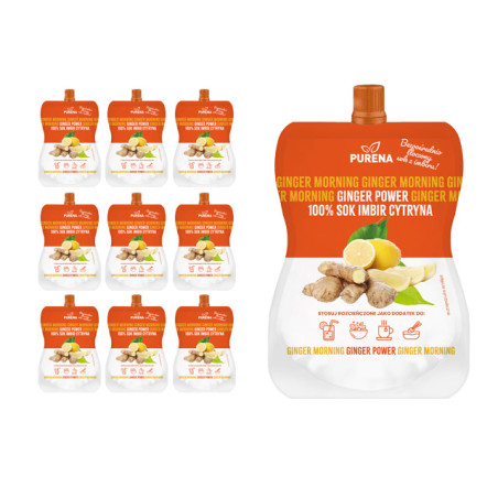 GINGER POWER sok z imbiru i cytryn zagęszczony 180ml