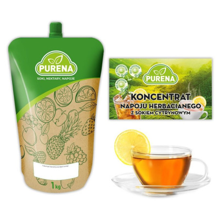 Napój herbaciany z sokiem cytrynowym PURENA koncentrat 1kg na 9l