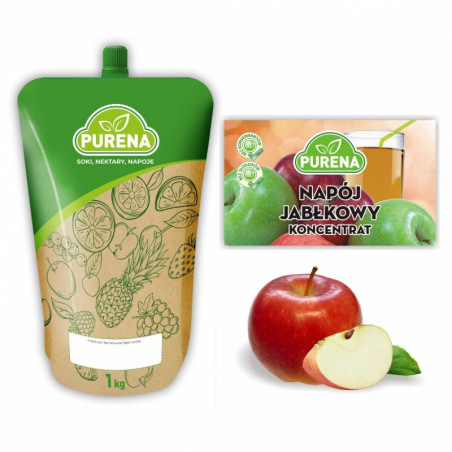 Napój jabłkowy PURENA koncentrat 1kg na 6l