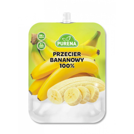 Przecier (mus) owocowy 100% bananowy 350g
