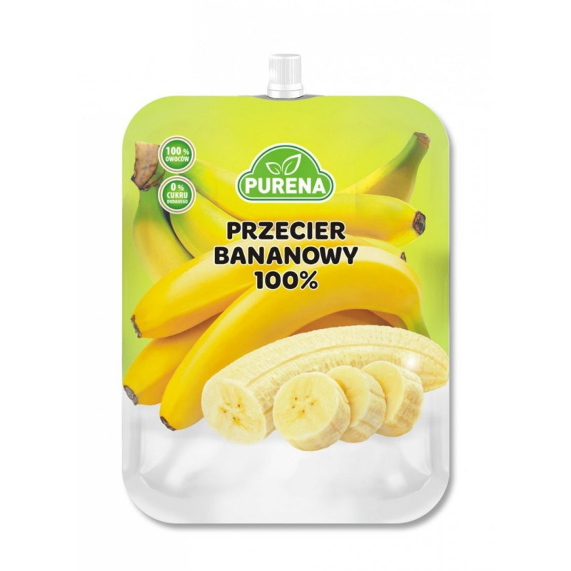 Przecier (mus) owocowy 100% bananowy 350g