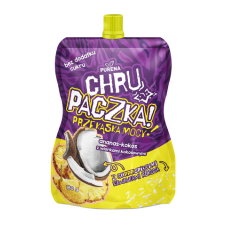 Chrupaczka ananas-kokos z wiórkami kokosowymi 180g