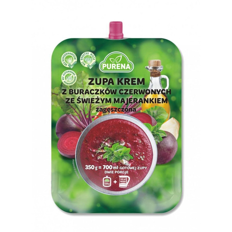 Zupa krem z buraczków czerwonych zagęszczona 350g x 4szt