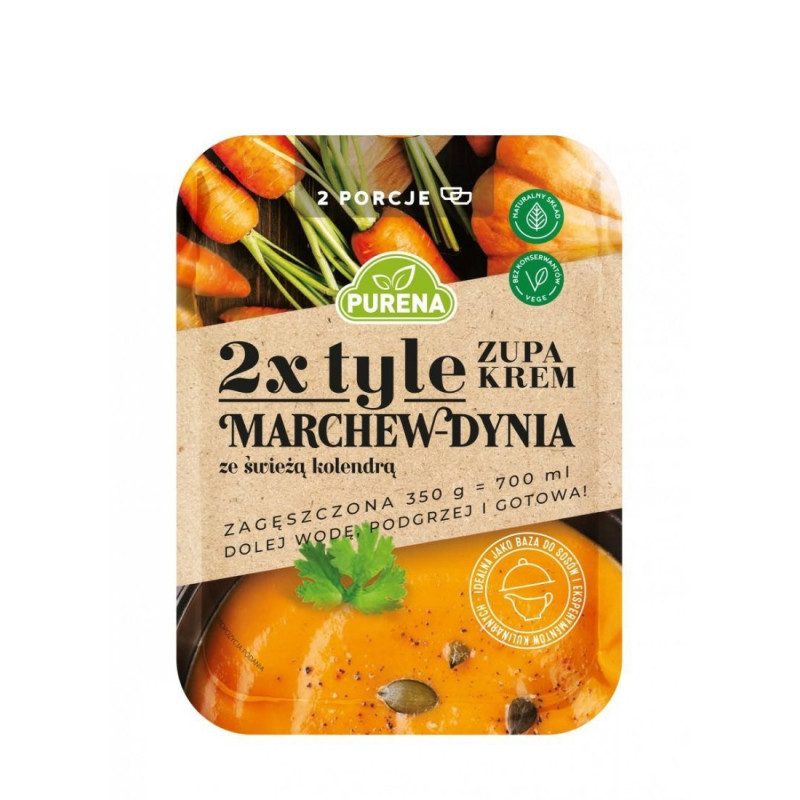 Zupa krem marchew-dynia zagęszczona 350g x 4szt