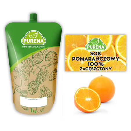 Sok pomarańczowy 100% 1kg na 5l Purena