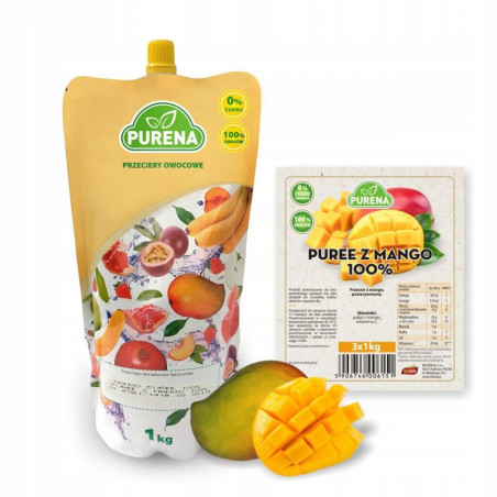 Pulpa (puree) 100% z mango 1kg