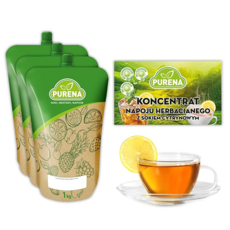 Napój herbaciany z sokiem cytrynowym koncentrat 3x1kg na 27l