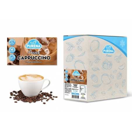 Baza do kawy mrożonej FROZEN COFFEE oraz lodów CAPPUCINO PURENA box 6x1kg