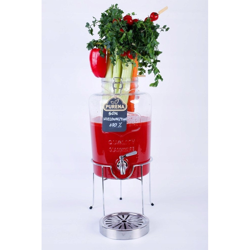Sok wielowarzywny 100% zagęszczony 1kg na 4l Purena